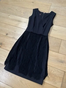 LIZA PETA Original Vintage 60'/70's Dress tassels flapper style vibe Size Small - Picture 1 of 6
