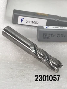 5/8" x 5/8" x 1-5/8" x 3-3/4" 4 Flutes Uncoated Hanita HSS M-42 Cobalt Rougher - Picture 1 of 6