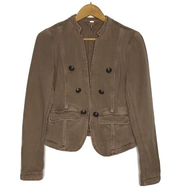Free People Brown 3 Button Blazer With Pockets Women Size XS - Image 1 of 4