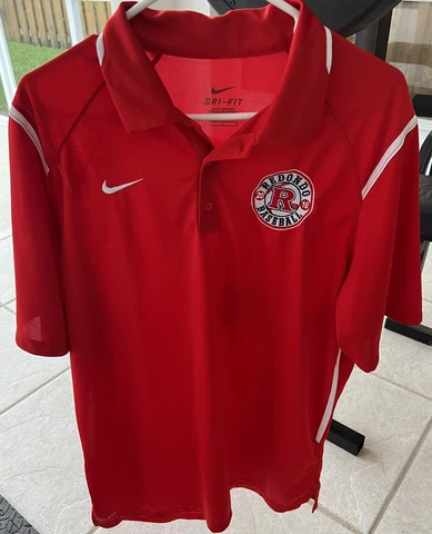 Redondo Baseball 2018 VGC Nike Dri Polo Shirt Men’s Size L ***Fast Shipping*** Cover