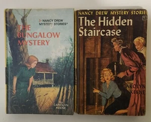 Nancy Drew Books (vintage)The Bungalow Mystery 1960 & The Hodden Staircase 1959 - Picture 1 of 4