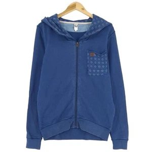 Sudadera Con Capucha Vintage G-Star Para Hombre Wayne Azul Talla M - Imagen 1 de 7