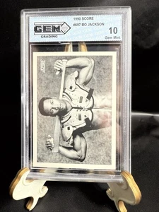 Bo Jackson 1990 Score #697 Bo Knows kultige Baseballkarte GEM MINT 10 KOSTENLOSER VERSAND - Bild 1 von 4