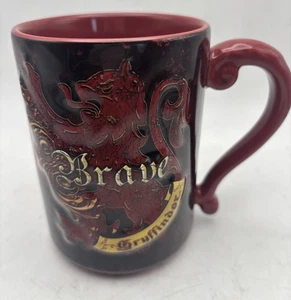 Wizarding World Harry Potter Gryffindor House Crest Attribute Brave Mug EUC - Picture 1 of 6