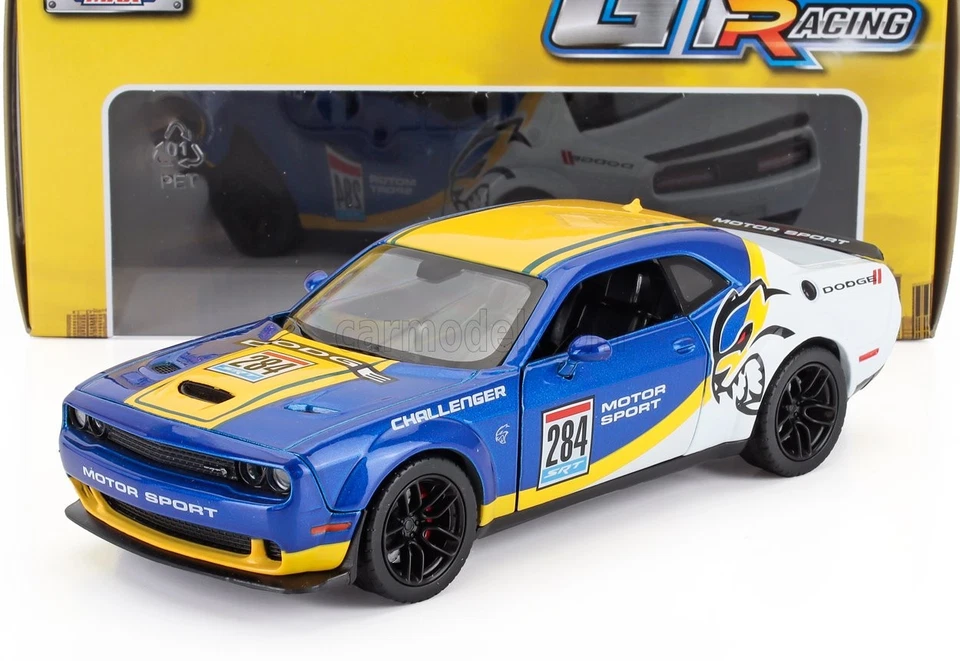 1/24 MOTOR-MAX - DODGE - CHALLENGER SRT WIDEBODY N 284 RACING 2018 73792 - Immagine 1 di 1