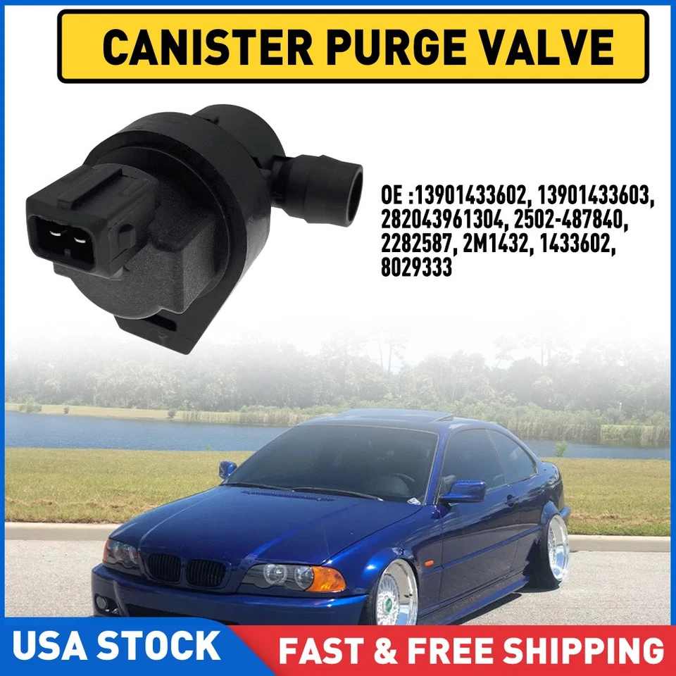 Válvula de purga de bote de vapor para 99-2005 E46 BMW 323i 323ci 325i 325ci 325xi NUEVO Foto 1 de 4