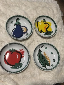 4 Vtg TOM PRAGER Exclusively for LIPPER International Veggie Bowls - Picture 1 of 6
