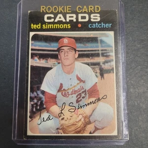 1971 Topps Ted Simmons Rookie RC #117 St. Louis Cardinals free shipping - Picture 1 of 2