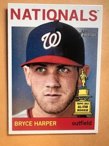 2013 Topps Heritage Short Print BRYCE HARPER SP #440 Rookie Cup Card Variation - Picture 1 of 2