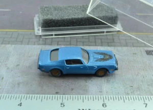 Praline Pontiac Firebird TransAm Car Blue 1:87 Scale HO (HO6531) - Picture 1 of 2