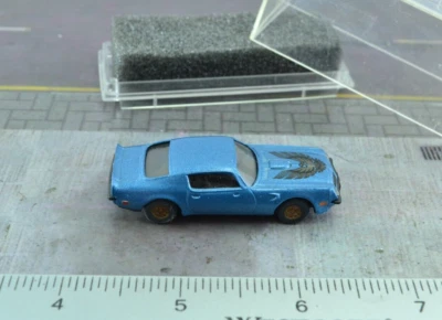 Praline Pontiac Firebird TransAm Car Blue 1:87 Scale HO (HO6531) - Image 1 of 2