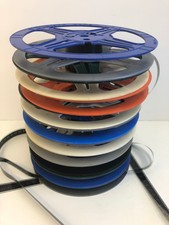 Lot of 9 35mm 14.5" Plio Magic and 20th Century Plastic Split Reel Many Colors