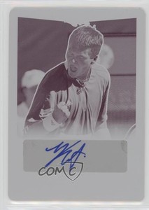 2016 Leaf Metal Printing Plate Magenta 1/1 Evgeny Korolev #BA-EK1 Auto 9cf