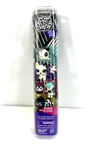 NEW Littlest Pet Shop Teensie Mini Black White Series 1 White German Shepherd - Picture 1 of 3