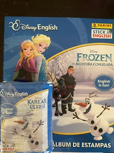 50 Panini Disney Frozen English Sticker Packs + Sticker Album - Picture 1 of 6