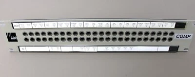 ADC 48 Point BNC Video Patch Bay PPI-2224RS 2U 2 RU 19" Composite Component SDI - Image 1 of 4
