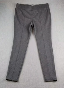 AVA & VIV Leggings Pants Womens XL Gray Herringbone Stretch Ankle Pull On - Picture 1 of 18