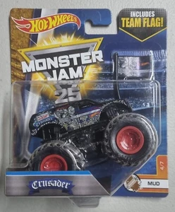 Monster Jam 25 Aniversario CRUZADO con Bandera de Equipo - MUD # 4/7 - Imagen 1 de 1