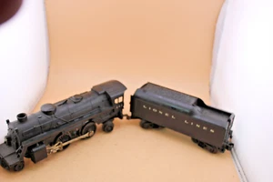 LIONEL O GAUGE No. 242 2-4-2 LOCOMOTIVE & TENDER LIONEL LINES - Picture 1 of 8