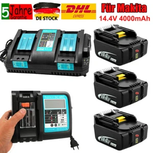 14,4V 4Ah para Batería Makita BL1440B BL1415 BL1430 BL1450 3A Cargador Litio LED - Imagen 1 de 34