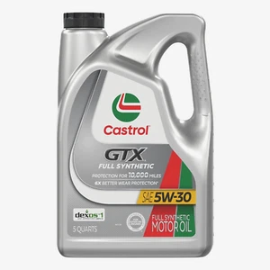 Castrol GTX Full Synthetic 5W-30 Motor Oil, 5 Quarts, Case of 3 - Picture 1 of 4