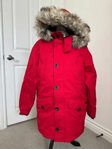 Polo Ralph Lauren Faux Fur Trim Down Parka Olive Green Size Medium NEW WITH TAGS - Picture 1 of 33