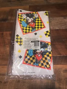 VTG Mickey Mouse Contempo Birthday Party Table Cover - Picture 1 of 3