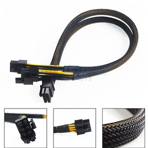 Cable de alimentación de tarjeta de video GPU de 8 pines a 6+8 pines para Dell PowerEdge T440 T640 35 cm - Imagen 1 de 12