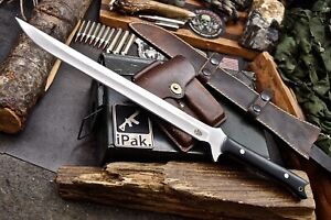 CFK IPAK Handmade D2 Custom Tactical Short Sword O-Tanto Katana Samurai Knife