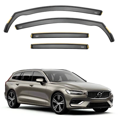 ISPEED Wind Deflectors for Volvo V60 MK2 2018-2024 5-Door Estate 4pc Set Visors - Image 1 of 4