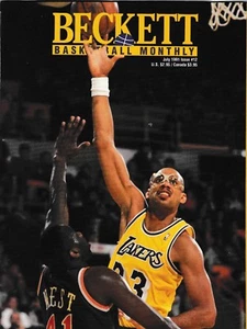 Revista de baloncesto Beckett, edición #12 de julio de 1991 Kareem Abdul Jabber en portada - Imagen 1 de 1