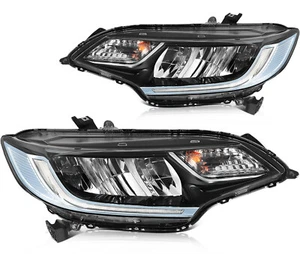 Par de montaje de faros delanteros con cuenco reflectante para Honda FIT 2014-2020 - Imagen 1 de 9