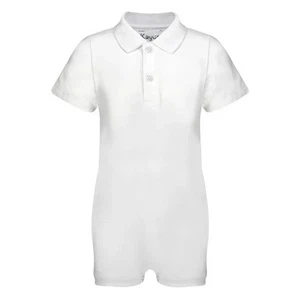 KayCey Adaptive Polo Shirt Bodysuit – Popper Vest for kids with Special Needs - Picture 1 of 10