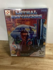 Lethal Enforcers Sega CD Big Box SEALED