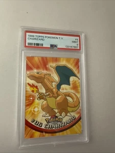 1999 Pokémon TCG T.V. Charizard #6 Base Set Topps Series One Non-Holo PSA 9 Mint - Picture 1 of 2