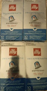 illy DECAF ESPRESSO Capsules, Nespresso Original Line Compatible  80 count 12/25 - Picture 1 of 4