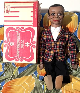 Rare 1960s Willie Tyler's LESTER - 30" Ventriloquist Dummy By Juro Novelty w/Box - Picture 1 of 14