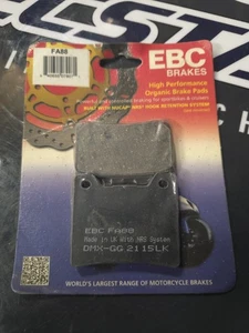 1995-2007 YAMAHA YZF600 THUNDERCAT NEW EBC BRAKE PADS (EBC FA88) - Picture 1 of 4