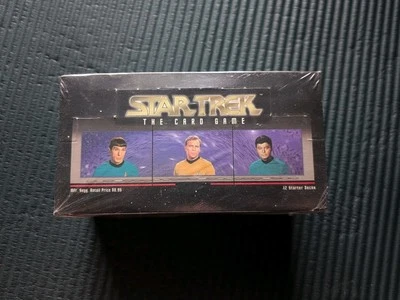 FLEER STAR TREK COLLECTIBLE CARD GAME FACTORY SEALED 12 DECK STARTER BOX - CCG - Image 1 of 3