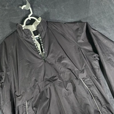 Descente International Collection Pullover Jacket Mens XXL Black Windbreaker - Image 1 of 4