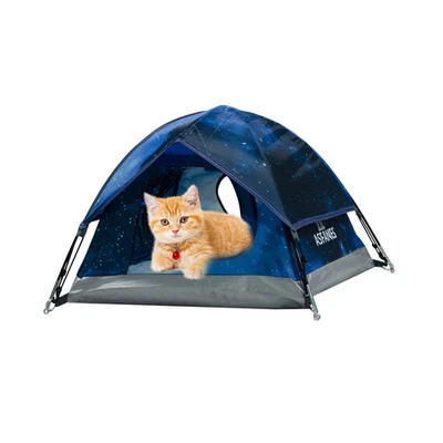 Tienda de campaña impermeable para mascotas ASFANES al aire libre, cama cueva para gatos de interior y pequeños... Foto 1 de 4