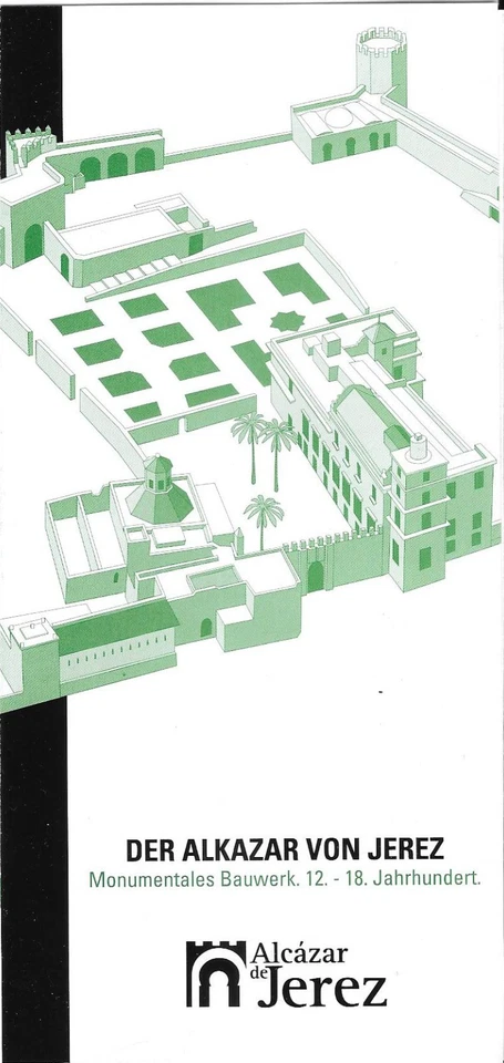 6-seitige Beschreibung mit Plan des Alcazar in Jerez  (Spanien/Andalusien) - Bild 1 von 1