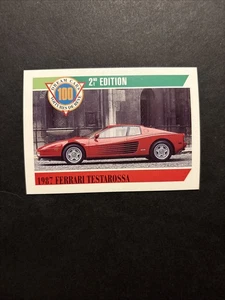 1987 Ferrari Testarossa Coupe Dream Cars 2nd Edition Trading Card RARE!! #96 - Bild 1 von 2