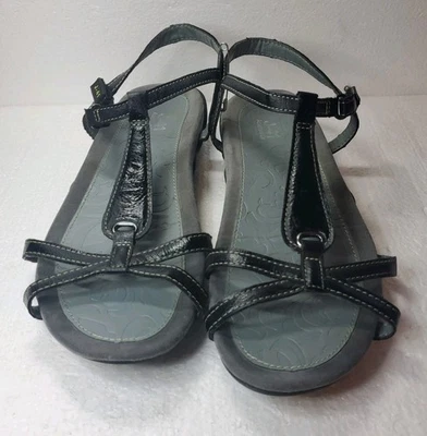 Zapatos J-41 Adventure On Mujer Sandalias 9M Cuero Negro Correa T Zapatos Cómodos Foto 1 de 4