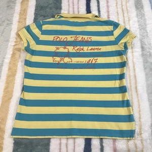 Polo Jeans Co Ralph Lauren Camisa Mujer Jr Grande Y2K Años 90 De Colección Floral Logo Grande 833 - Imagen 1 de 10