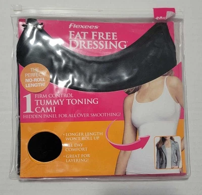 Flexees 女式无脂肪梳妆紧致控制木乃伊调色棉迷彩黑色 Med — 第 1/3 张图片