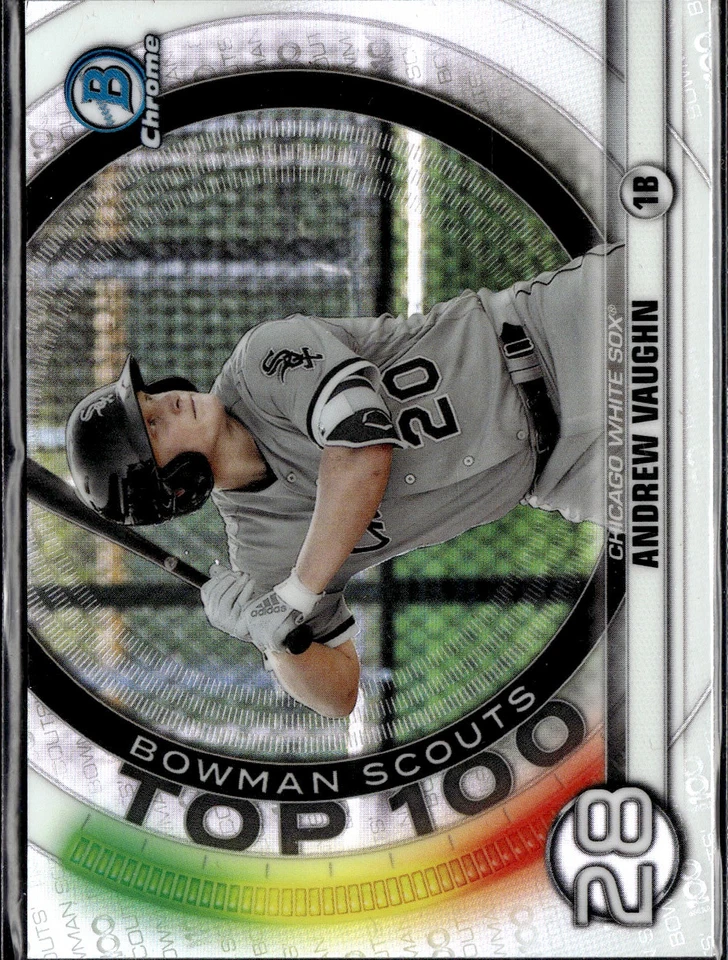 2020 Bowman #BTP-28 Andrew Vaughn Bowman Scouts Top 100 Excellent - Image 1 of 1