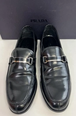 Prada Black Loafers Men’s Size 9 US 10 - Image 1 of 4