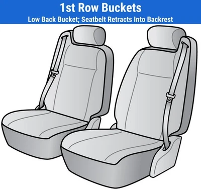 正品氯丁橡胶座椅套适用于 2005 - 2009 雪佛兰开拓者 — 第 1/4 张图片