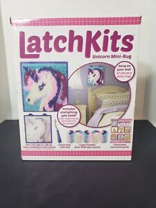 LatchKits Unicorn Mini Latch Hook Craft Rug Kit NIB